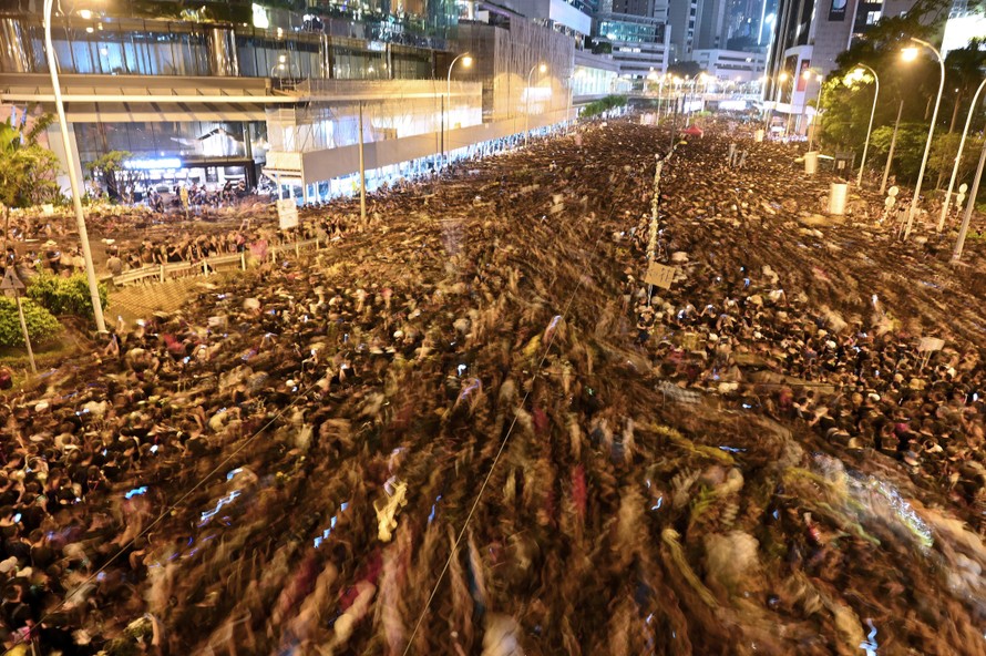Tình hình biểu tình Hong Kong vẫn căng thẳng. (Ảnh: SCMP)