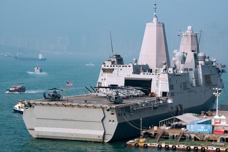 Trong tháng này, Trung Quốc hai lần từ chối cho tàu chiến Mỹ vào thăm. (Ảnh: Alamy)