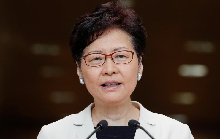 Trưởng đặc khu Hong Kong Carrie Lam. (Ảnh: Reuters)