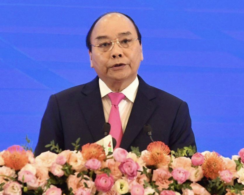 Thủ tướng Nguyễn Xuân Phúc phát biểu tại lễ khai mạc Hội nghị cấp cao ASEAn 36. (Ảnh: Như Ý)