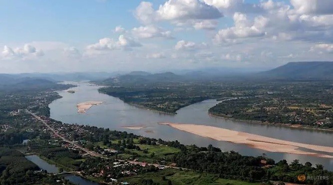 Đoạn sông Mekong chảy qua Thái Lan. (Ảnh: Reuters)