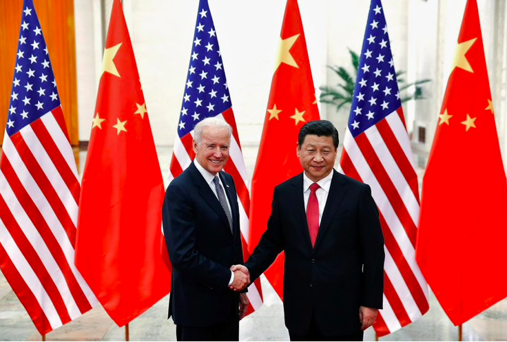 Ông Biden và ông Tập trong cuộc gặp năm 2013. (Ảnh: Reuters)