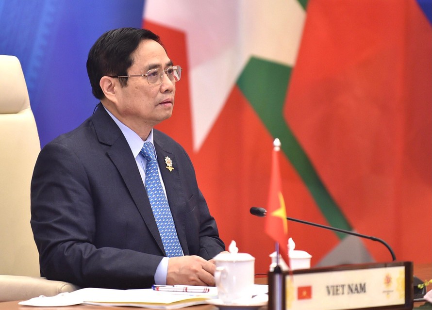 Thủ tướng Phạm Minh Chính dự Hội nghị cấp cao ASEAN lần thứ 38. (Ảnh: Đoàn Bắc)