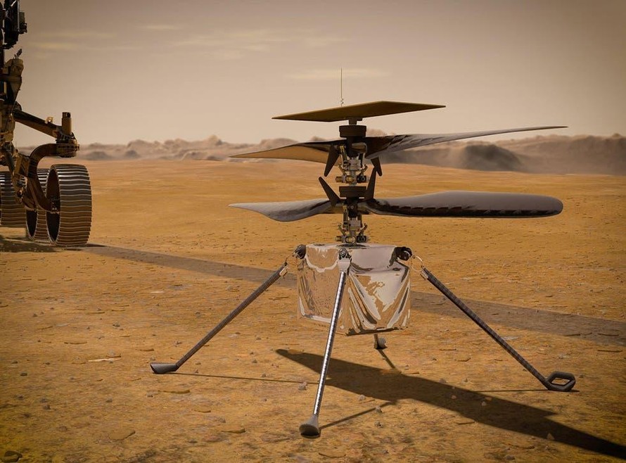 Video khoảnh khắc lịch sử máy bay Ingenuity cất cánh trên Sao Hỏa