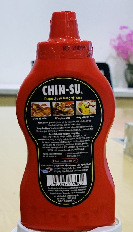 Sản phẩm tương ớt Chin-Su.