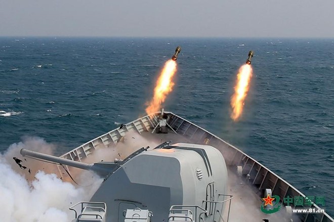 Trung Quốc tập trận bắn đạn thật trên Biển Hoa Đông 