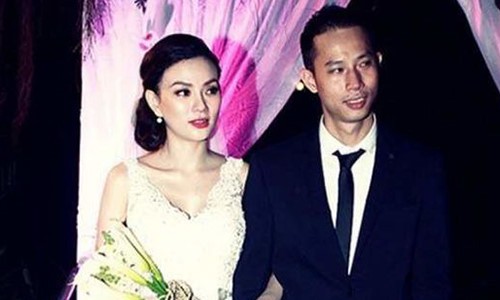 Ảnh cưới của Thu Thủy và chồng cũ- Nhất Phương. 