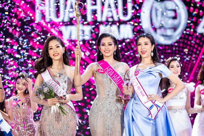 Top 3 Hoa hậu Việt Nam 2018. 