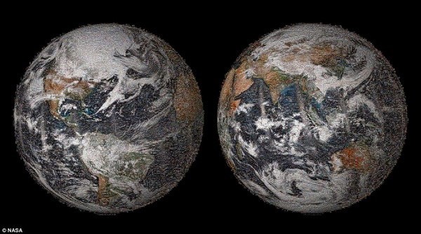 Bức ảnh "selfie" của Trái Đất. (Nguồn: NASA) 