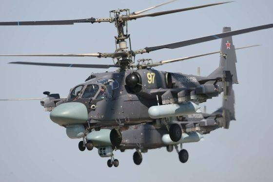 Một chiếc trực thăng Ka-52.