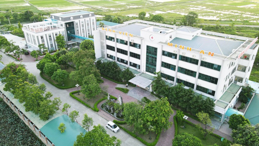 Bệnh viện đa khoa Minh An, huyện Quỳnh Lưu, Nghệ An, nơi xuất hiện chùm ca lây nhiễm COVID-19