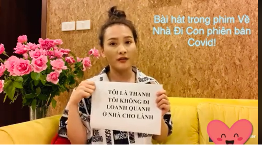 Bảo Thanh hát ca khúc phim "Về nhà đi con" phiên bản chống COVID-19