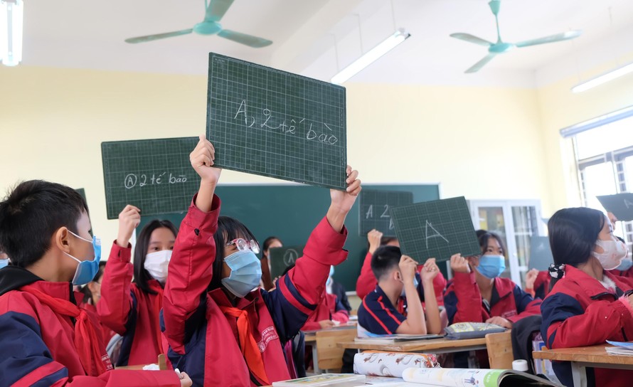 Các cơ sở giáo dục tại Bắc Giang linh hoạt trong phương thức dạy học. 