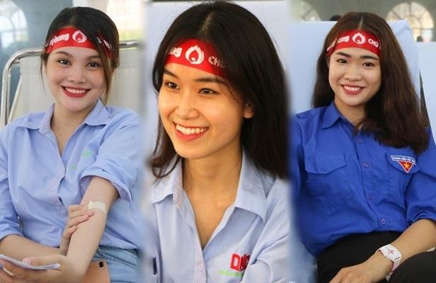 Nụ cười ‘tỏa nắng’ của các bạn trẻ tham gia hiến máu Chủ nhật Đỏ 