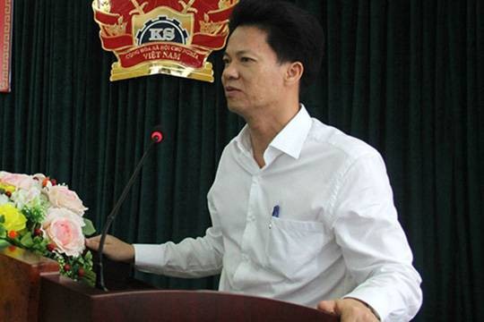 Ông Lê Cường, Bí thư Quận ủy Hà Đông.