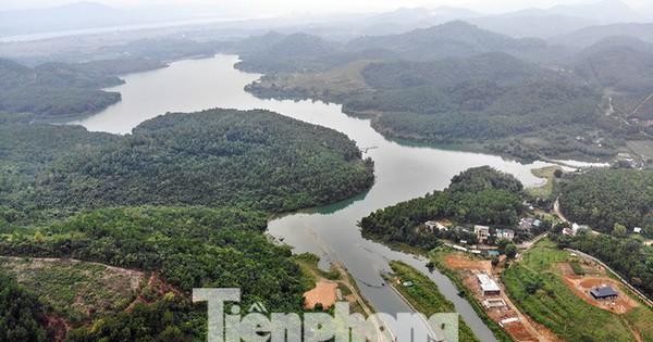Khu vực nhà máy nước sạch sông Đà
