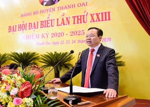 Ông Đinh Trường Thọ phát biểu tại Đại hội.
