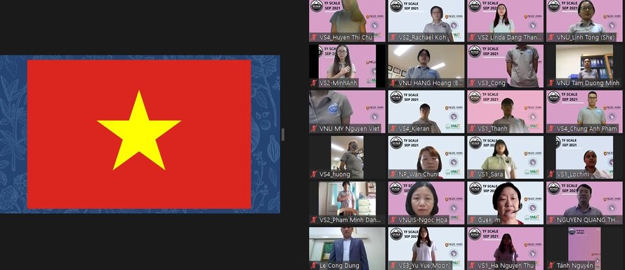 Sinh viên ba nước: Việt Nam, Thái Lan, Singapore tham gia giao lưu trực tuyến