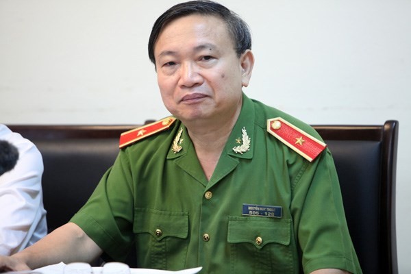 Phó giám đốc Học viện Cảnh sát Nhân dân, Thiếu tướng, GS-TS Nguyễn Huy Thuật (Ảnh: Báo CAND)