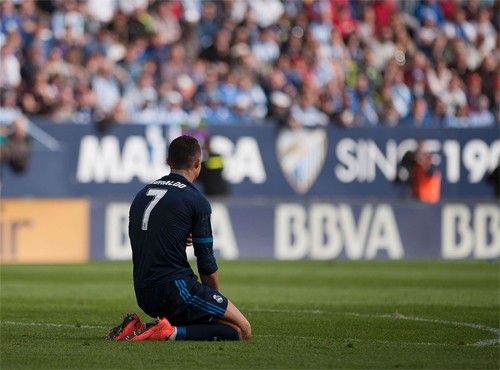 Ronaldo vừa có công, vừa có lỗi trong trận hòa. Ảnh: Reuters