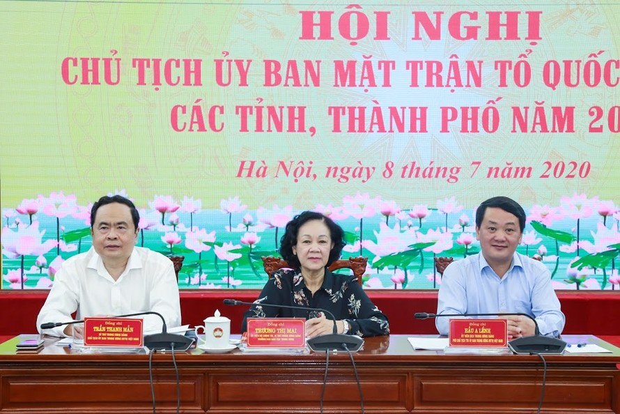 Hội nghị sơ kết 6 tháng đầu năm của Uỷ ban T.Ư MTTQ Việt Nam
