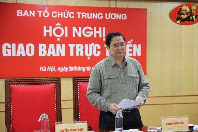 Ông Phạm Minh Chính, Trưởng Ban Tổ chức Trung ương