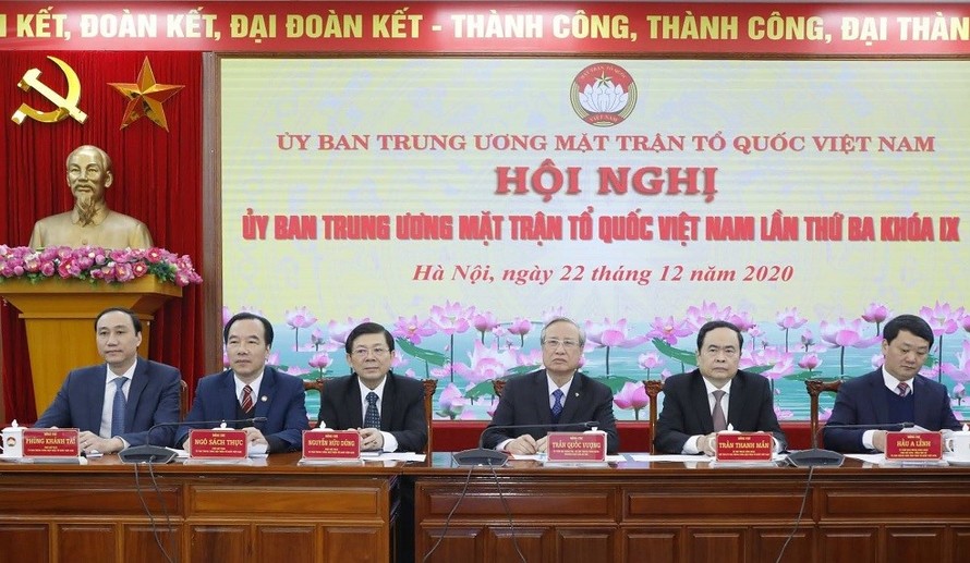 Hội nghị Uỷ ban T.Ư MTTQ Việt Nam lần thứ ba