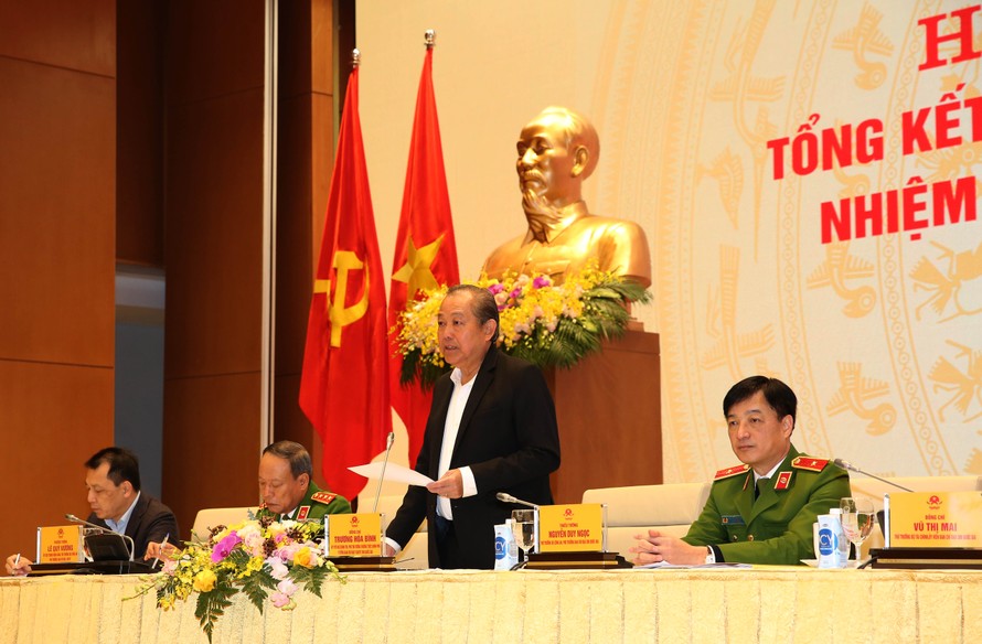 Phó Thủ tướng Trương Hòa Bình chủ trì hội nghị.