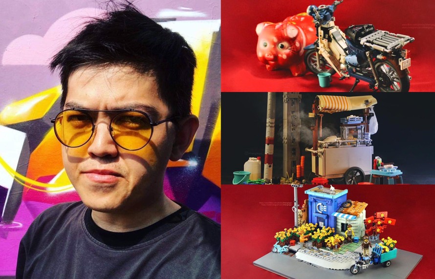 Chàng trai nuôi dưỡng tình yêu với Sài Gòn qua việc sáng tạo các tác phẩm lego