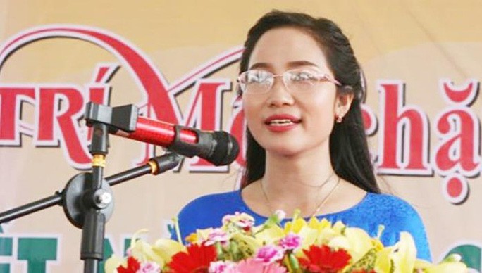 Nguyễn Thị Lan khi chưa bị khởi tố khi dọa tung clip "nóng" để tống tiền 