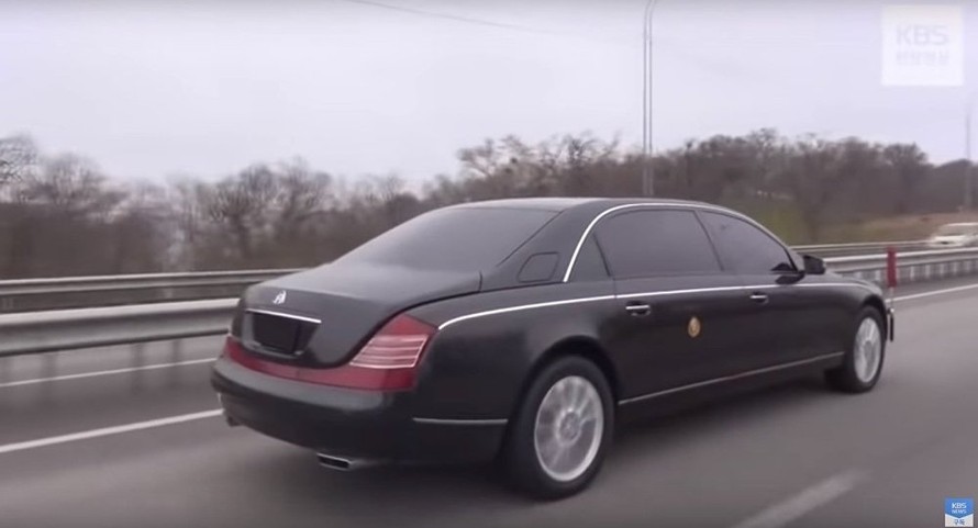 Mercedes-Benz S600 Pullman Guard tiếp tục 'vi vu' cùng ông Kim Jong-un đến Nga