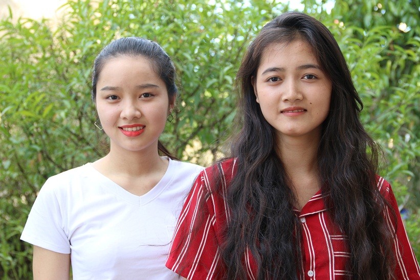 Hai thí sinh đại diện cho Hà Tĩnh đăng ký dự thi HHVN.