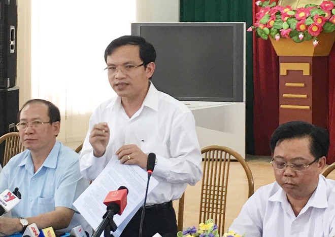 Mai Văn Trinh, Cục trưởng Cục quản lý chất lượng, Bộ GD&Đt thông tin trong buổi gặp gỡ báo chí trưa 23/7.