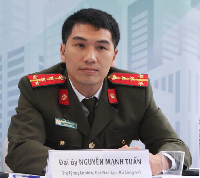 Đại Úy Nguyễn Mạnh Tuấn, Cục Đào tạo, Bộ Công an 