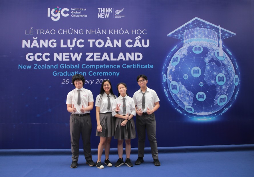 25 học sinh Việt Nam được New Zealand trao chứng chỉ năng lực toàn cầu