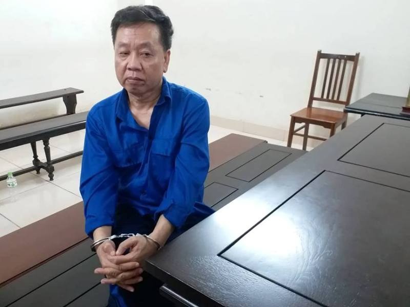 Phạm Công Giang tại tòa.