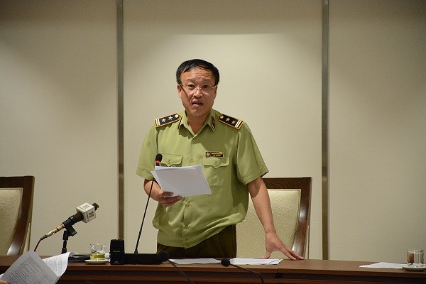 Phó Cục trưởng Cục Quản lý thị trường Hà Nội Nguyễn Minh Hùng