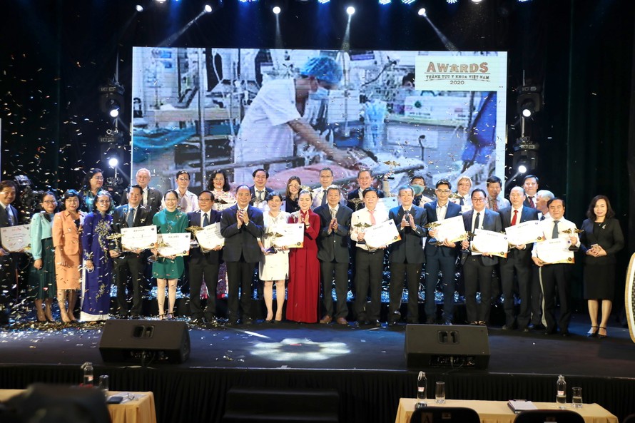 Các côn trình được vinh danh tại buổi trao giải Thành tưu y khoa Việt Nam 2020