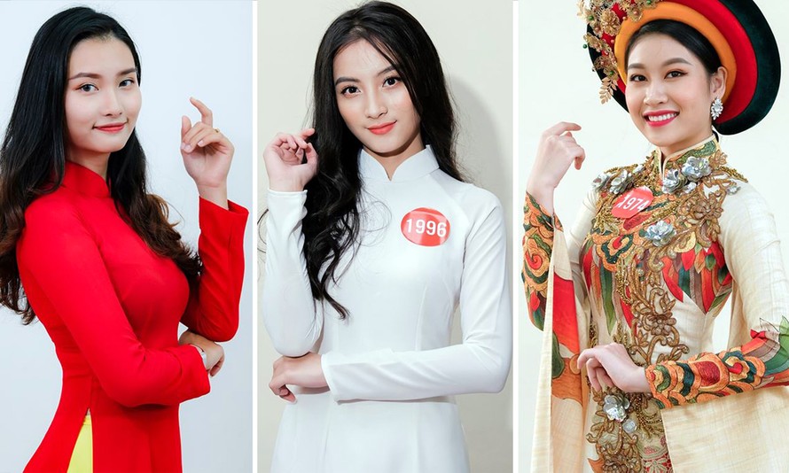 45 thí sinh lọt vào vòng chung kết Hoa khôi Sinh viên Việt Nam 2020. Ảnh: Ban tổ chức