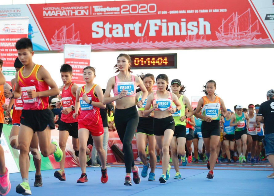 Tiền Phong Marathon vươn tầm thành một sự kiện lớn về biển đảo