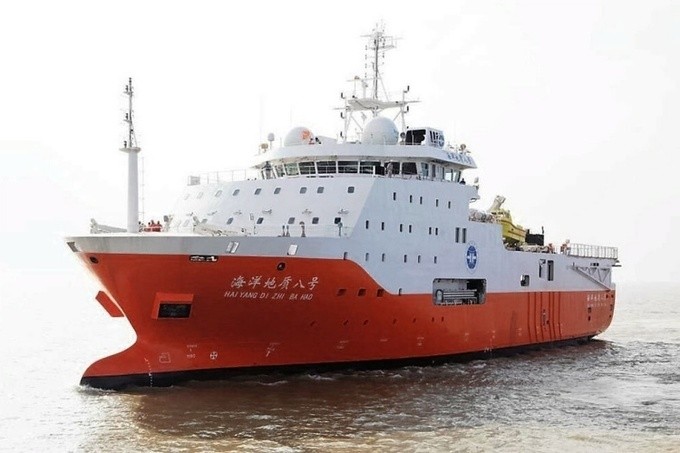Tàu khảo sát Hải Dương Địa Chất 8 của Trung Quốc nhiều lần quấy rối hoạt động khảo sát của Malaysia trong thời gian gần đây