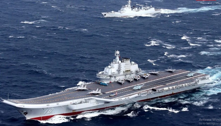 Tàu sân bay Liêu Ninh của hải quân Trung Quốc
