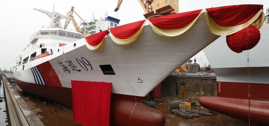 Tàu Hải Tuần 09 (Haixun 09) ra mắt hồi tháng 9 năm 2020
