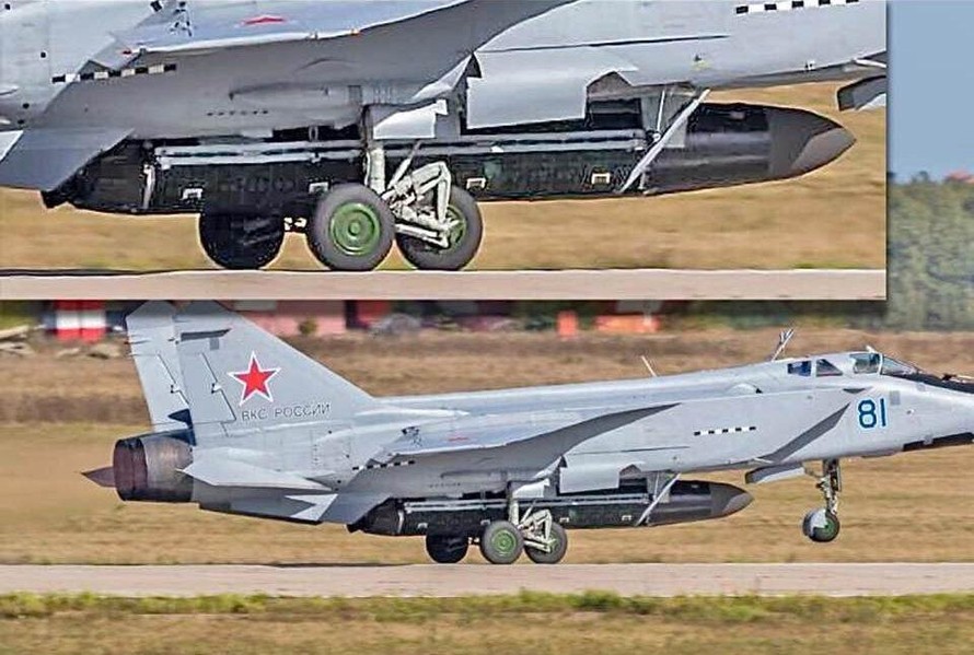 Tiêm kích MiG-31 của Nga mang một loại tên lửa bí ẩn mà theo một số chuyên gia phương Tây, tên lửa này có khả năng hủy diệt vệ tinh.
