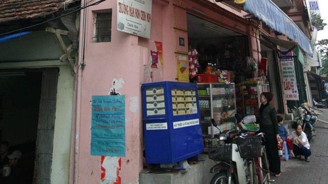 Nhà siêu mỏng đường Giang Văn Minh, Hà Nội. Ảnh: Như Ý