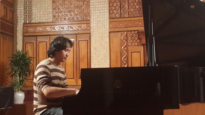Nguyễn Đức Anh tại Học viện Âm nhạc Quốc gia Việt Nam