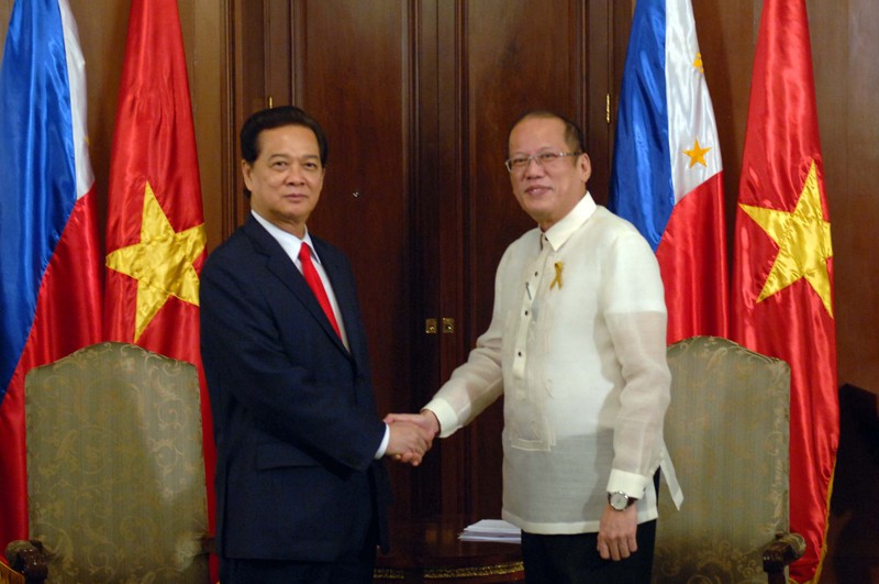 Thủ tướng Nguyễn Tấn Dũng và Tổng thống Benigno S. Aquino. Ảnh: Hà Nhân