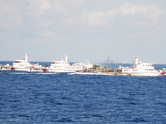 Tàu Trung Quốc tiếp tục ngăn cản tàu cá Việt Nam