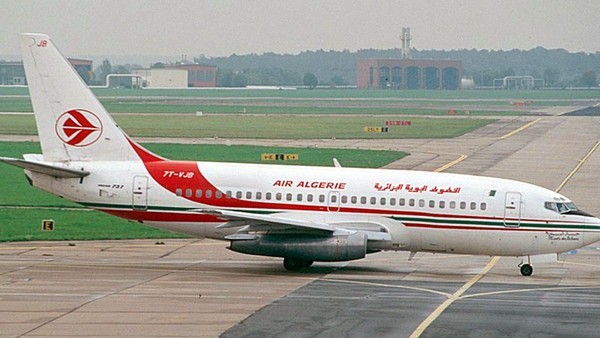 Một chiếc máy bay của hãng hàng không Air Algerie.
