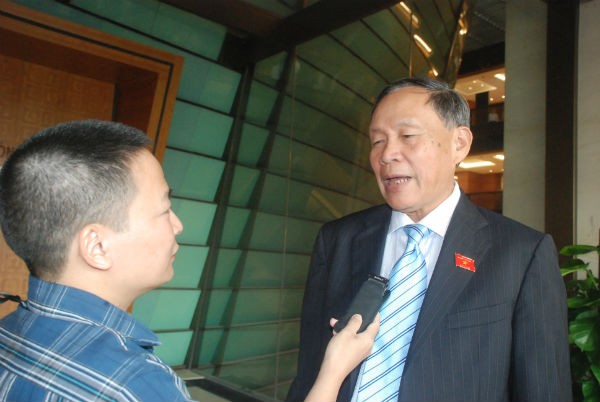 Đại biểu Quốc hội, Thượng tướng Nguyễn Văn Rinh. Ảnh Dũng Nguyễn